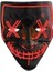Hallowen Parti Maskesi Neon LED Işıklı Maske 3 Modlu Cadılar Bayramı Maskesi - M663R279-K46663 3