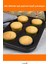 6'lı Yapışmaz Muffin Kek Kalıbı Dayanıklı ve Isıya Dirençli 2