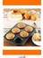 6'lı Yapışmaz Muffin Kek Kalıbı Dayanıklı ve Isıya Dirençli 4