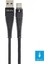 USB Type-C Pd 5A 100 W Örgülü Hızlı Şarj ve Data Kablosu 1 Metre 2
