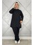 Kadın Kol Düğme Detaylı Tesettür Takım 3