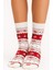 Kadın Yılbaşı Havlu Desenli Çorap – Pamuklu, Kalın ve Sıcak Tutan Noel Temalı Tekli Çorap 2
