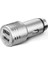 Çakmaklık Oto Araç Hızlı Şarj Aleti USB Çift Girişli Çakmaklık Şarjı Metal Gövde Metal Araç Başlık 12-24V 2