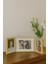 Doğal Ahşap Üçlü Dekoratif Fotoğraf Çerçevesi 20*15 -17*12 cm (2) 2