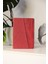 Kişiye Özel Kırmızı Lastikli Kalem Tutuculu Evrak Cepli Vegan Deri 224 Sayfa Çizgili Not Defteri 1