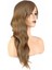 Dalgalı Perçemli Fiber Sentetik Orta Boy Peruk / Bebek Kumralı 3