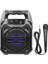 Karaoke Mikrofonlu Fm Radyolu Bluetooth Hoparlör Yüksek Ses Kaliteli - N966J435-M96966 5