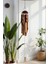 Çiçek Desenli Otantik Coconut Kapaklı El Yapımı Doğal Bambu Rüzgar Çanı 30CM Balkon Dekoru Hediyelik 1