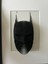 Batman Maskesi Duvar Dekoru - 3D Katmanlı Sanat Siyah Beyaz 4