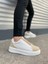 JY007 Alba Bağcıksız Süet Cilt Erkek Günlük Sneaker Ayakkabı Scbt Bej/beyaz 1