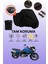 Siyah Arka Çanta Uyumlu Suzuki V-Strom Dl 650 Uyumlu Motosiklet Brandası, Koruyucu Örtü 1