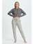 Jogger Paça Eşofman Altı Gri 3013 2