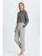 Jogger Paça Eşofman Altı Gri 3013 4