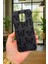 Redmi Note 9pro/9s Uyumlu Siyah Kelebek Desenli Silikon Darbe Emici Klasik Korumalı Rubber Kılıf 1