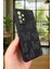 Samsung Galaxy A73 - Siyah Kelebek Desenli Silikon Darbe Emici Klasik Korumalı Rubber Kılıf 3