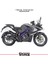 Bajaj Pulsar RS200 Orta Şase Kaplama Mor Şimşek Desen Sticker 2