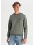 Bisiklet Yaka Haki Erkek Sweatshırt W2520255801 Haki Sweatshirt 1