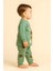 Yeşil Ayıcık 1-2-3 Yaş Çocuk Alt Üst Takım Pijama Takım 4