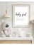 Baby Girl Dijital Baskı Çocuk Posteri (Çerçevesiz) 1