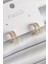 Pirinç Gold Renk Zirkon Taşlı Halka Model Kadın Küpe - TJ-BKP9987 1