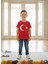 türk Bayrağı Baskılı Tişört Kırmızı Pamuklu 1