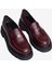Bordo Kadın Loafer Z10109 4