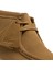 Süet Kahve Kadın Bot Wbwedge Fringe 8