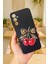 Samsung Galaxy A04S Uyumlu Kiraz Leopar Fiyonk Desenli Silikon Darbe Emici Klasik Rubber Kılıf 1