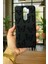 Xiaomi Redmi Note 8 Pro Siyah Kelebek Desenli Silikon Darbe Emici Klasik Korumalı Rubber Kılıf 2