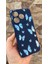 Realme C63 Uyumlu Mavi Kelebek Desenli Silikon Darbe Emici Klasik Korumalı Rubber Kılıf 4