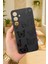 Samsung Galaxy A05S - Siyah Kelebek Desenli Silikon Darbe Emici Klasik Korumalı Rubber Kılıf 1