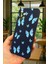 Samsung Galaxy A13 Uyumlu Mavi Kelebek Desenli Silikon Darbe Emici Klasik Korumalı Rubber Kılıf 4