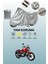 Gri Bajaj V 15 Uyumlu Motosiklet Brandası, Koruyucu Örtü, Motor Branda 1