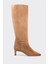 Taba Deri Kadın Çizme 1