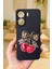 Redmi 13C Uyumlu Kiraz Leopar Fiyonk Desenli Lansman Kamera Korumalı Yumuşak Silikon Rubber Kılıf 2