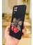 Samsung Galaxy A12 Uyumlu Kiraz Leopar Fiyonk Desenli Silikon Darbe Emici Rubber Kılıf 3