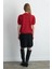 Balon Kol Triko Bluz - Kırmızı 5