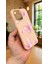 iPhone 15 Pro Max -Pembe Kelebek Desenli Silikon Darbe Emici Klasik Korumalı Rubber Kılıf 3