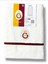 Gs Cimbom Galatasaray Sarı Kırmızı Bandrollü Taraftar Banyo Havlusu 65 x 130 cm 1