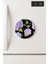 Desenli Temalı Yuvarlak Buzdolabı Magnet – 10X10 cm Ortanca Çiçek 1