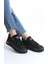 Dına Bağcıklı Fermuarlı Ortopedik Taban Kadın Sneaker Spor Ayakkabı Cst - Siyah/altın 1