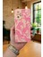 Xiaomi Redmi Note 1o Pro-Pembe Leopar Desenli Silikon Darbe Emici Klasik Korumalı Rubber Kılıf 2