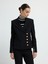 Düğme Detaylı Ceket Siyah 11945138001 1