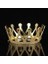 Rönesans Kostümlü Kraliyet Ortaçağ Altın Gold Kraliçe Prenses Tacı 4