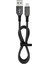 12 Watt 2.4A Usb-A To Lightning 1.2m Hızlı Şarj Kablosu Siyah FC35 1
