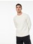 Pamuklu Uzun Kollu Basic Bisiklet Yaka Sweatshirt 1