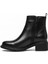Siyah Kadın Hakiki Deri Topuklu Bot 215.091 2
