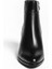 Siyah Kadın Hakiki Deri Topuklu Bot 039.150 4