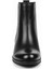 Siyah Kadın Hakiki Deri Topuklu Bot 440.25K-027-011 3