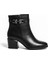 Siyah Kadın Hakiki Deri Topuklu Bot 039.203 1